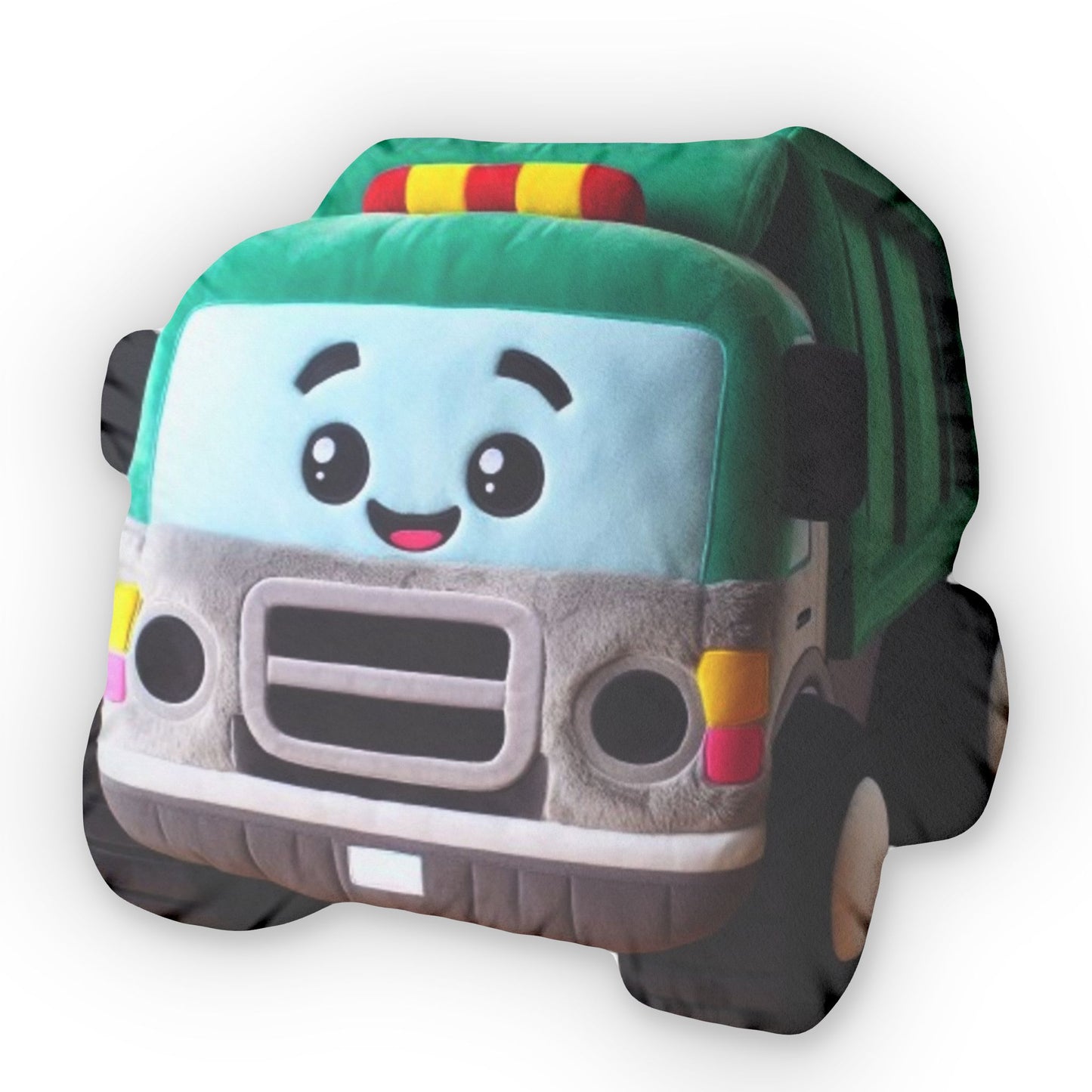 Garbage Disposal Truck, Dump Truck, Character Anime Plush, Shaped Pillow, Kid Gift