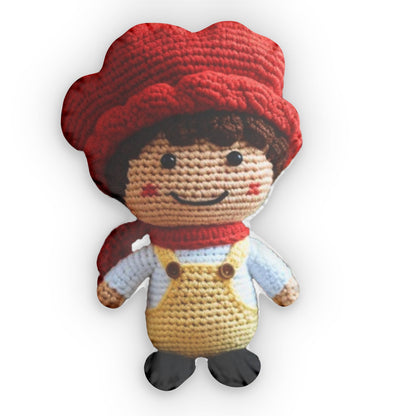 Chef Hooked Crochet, Cook Thread Plush Gift - Shaped Pillow