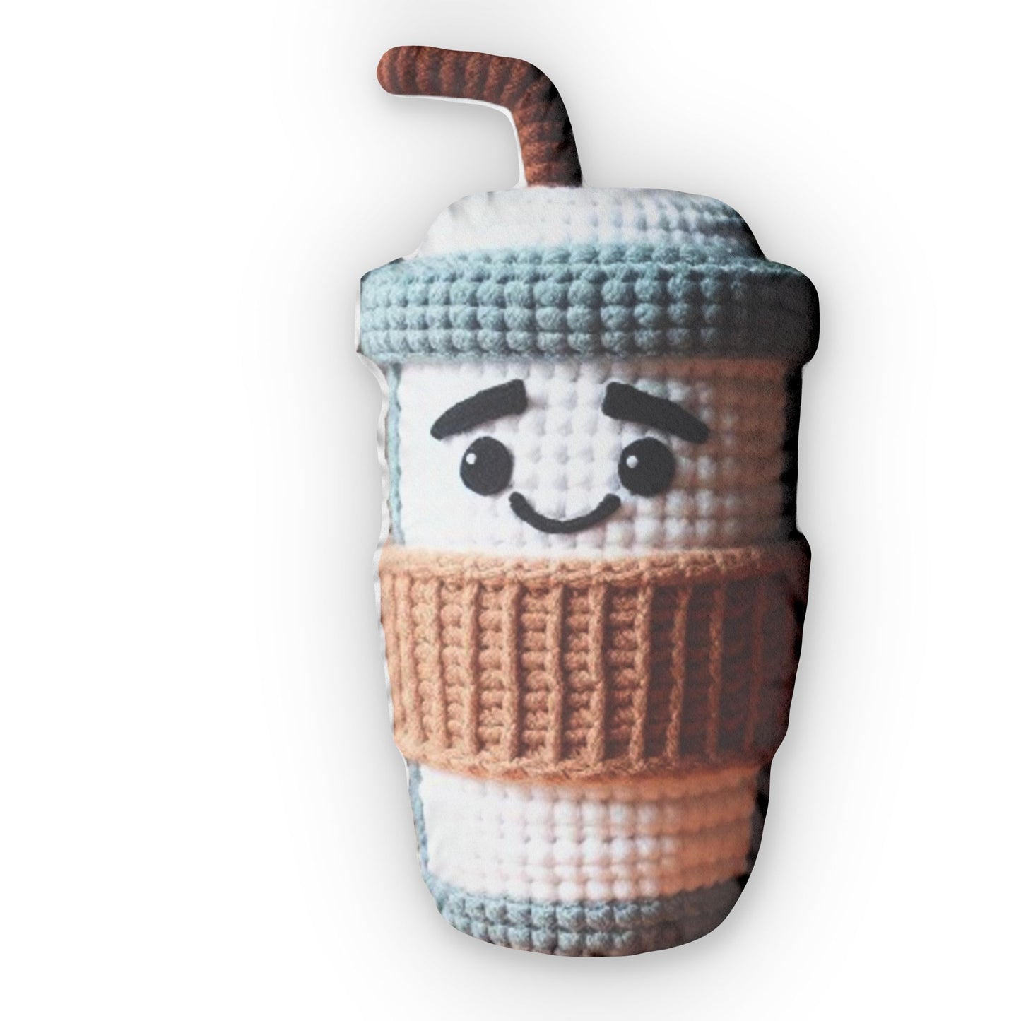 Crochet Tumbler Cup Coffee Plus, Shaped Pillow