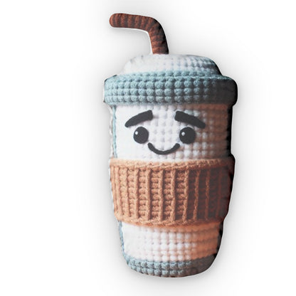 Crochet Tumbler Cup Coffee Plus, Shaped Pillow