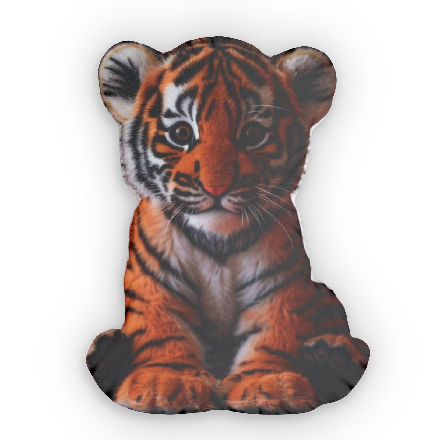 Soft Toy Tiger Cub Plush Shaped Pillow