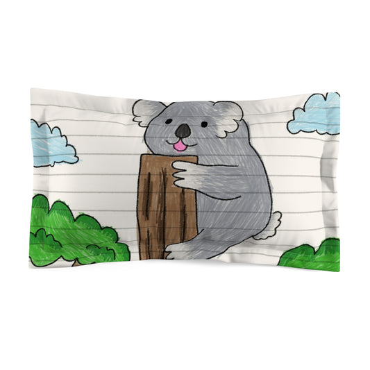 Koala Bear Animal Tree Climber Microfiber Pillow Sham