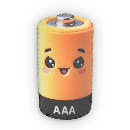 AAA Battery Plush Shaped Pillow