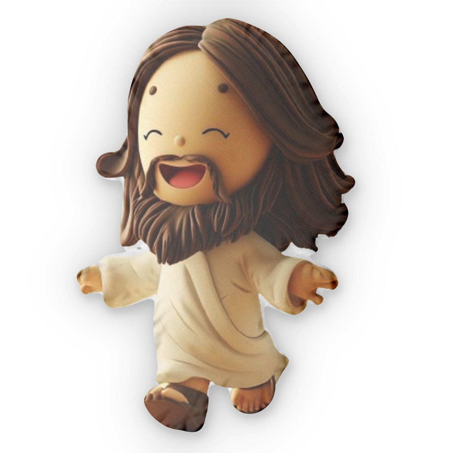 Jesus Shaped Plush Pillow