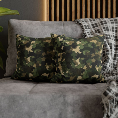 Classic Camo | Camouflage Wrap | Traditional Camo - Spun Polyester Square Pillow Case