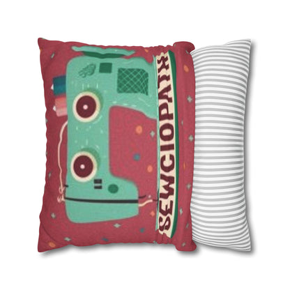 Sewing Sewciopath - Spun Polyester Square Pillow Case