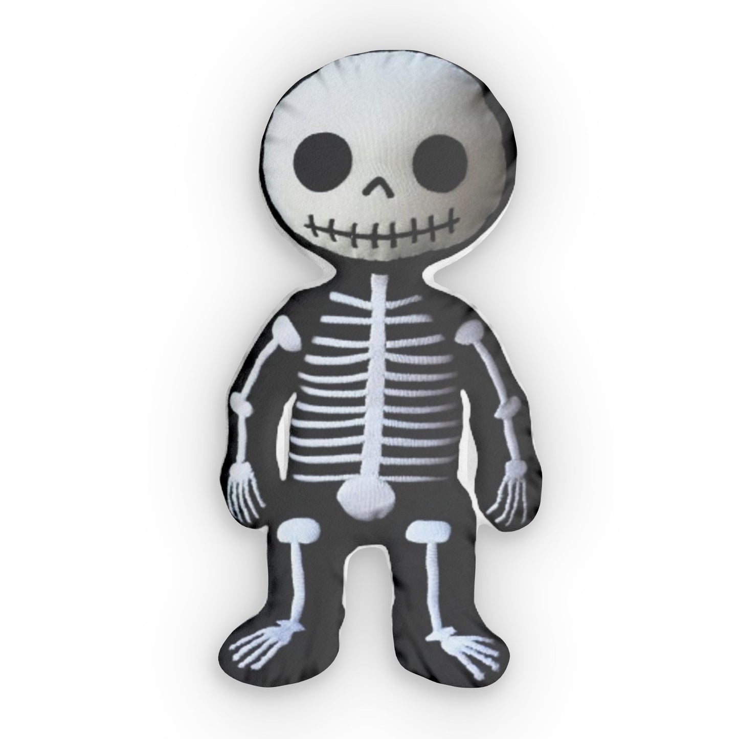 Skeleton Halloween Plush Shaped Pillow