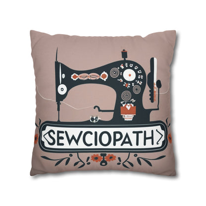 Sewciopath Sewing - Spun Polyester Square Pillow Case