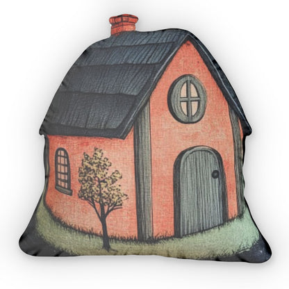 Barn House Plush Shaped Pillow