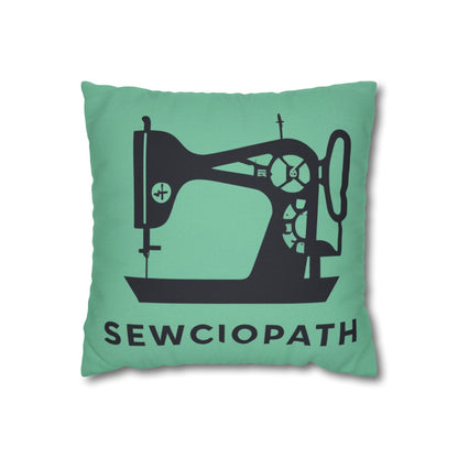 Sewing Sociopath Machine - Spun Polyester Square Pillow Case