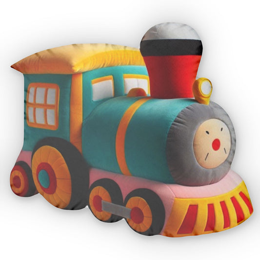 Train Plush, Kids Gift, Choo Choo, Shaped Pillow