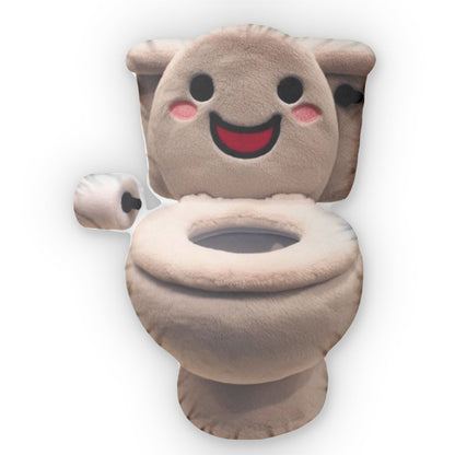 Toilet Plush Shaped Pillow