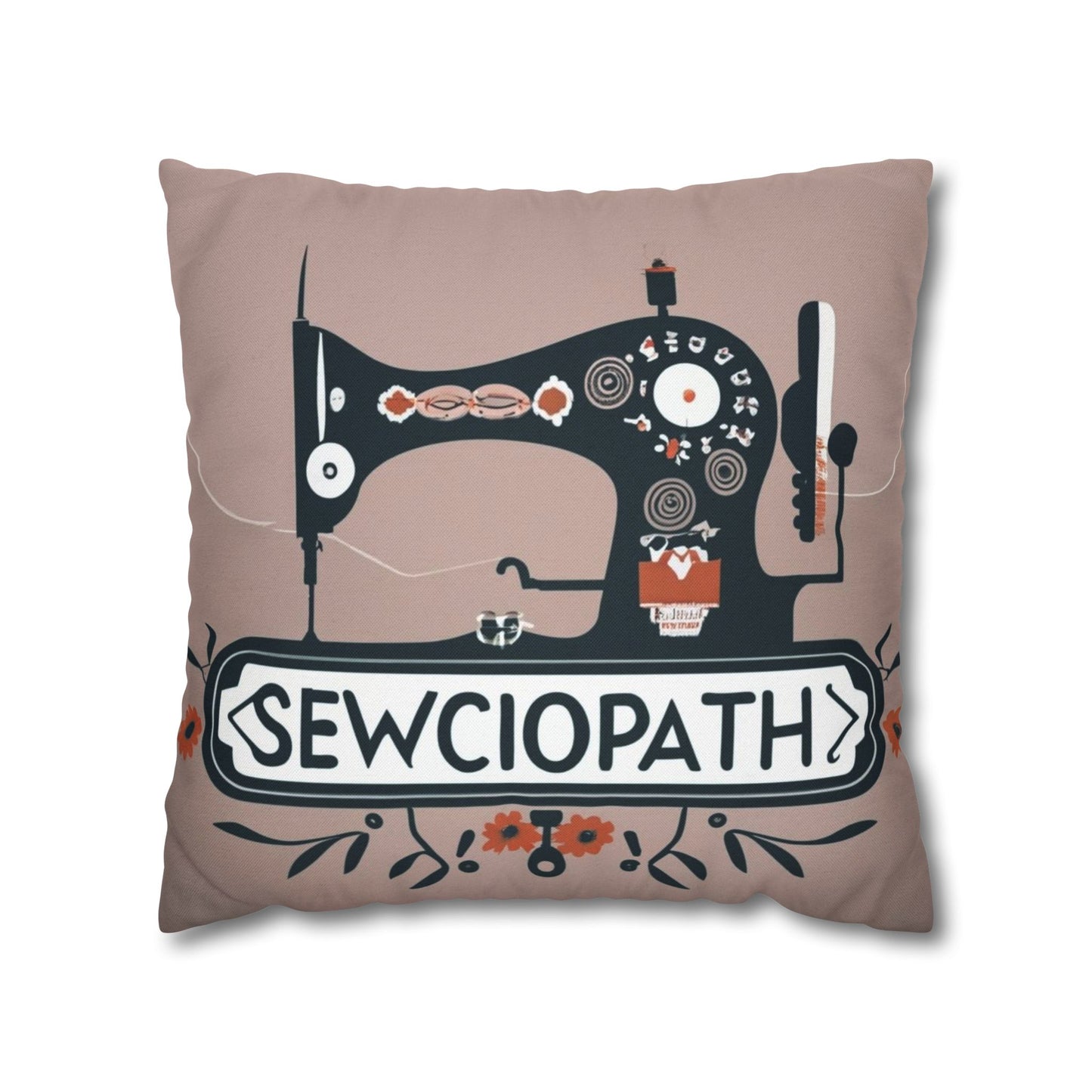 Sewciopath Sewing - Spun Polyester Square Pillow Case