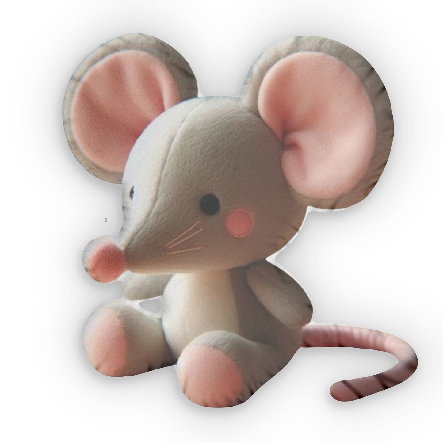 Mouse Rodent Plush Shaped Pillow