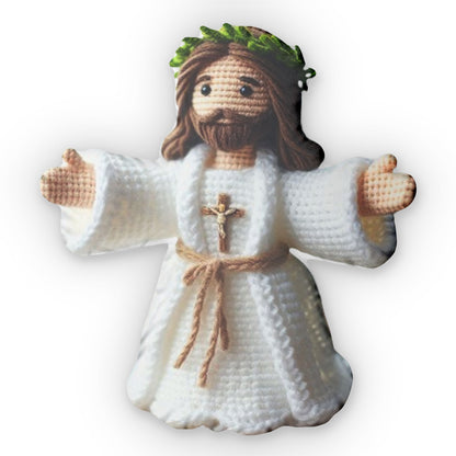 Sacred Jesus Catholic Doll | First Communion Gift | Baptism Gift | Catholic Baby Gift | Jesus Doll | Shaped Pillows