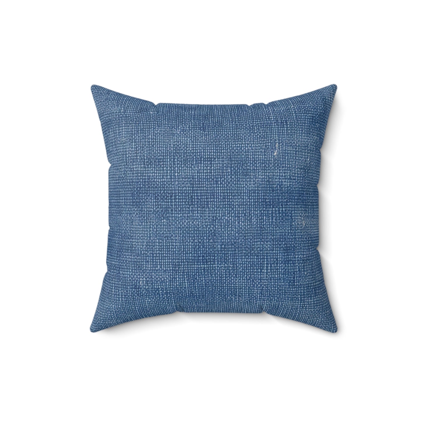 Outdoor Bass Boat Style - Denim Design Artwork - Spun Polyester Square Pillow