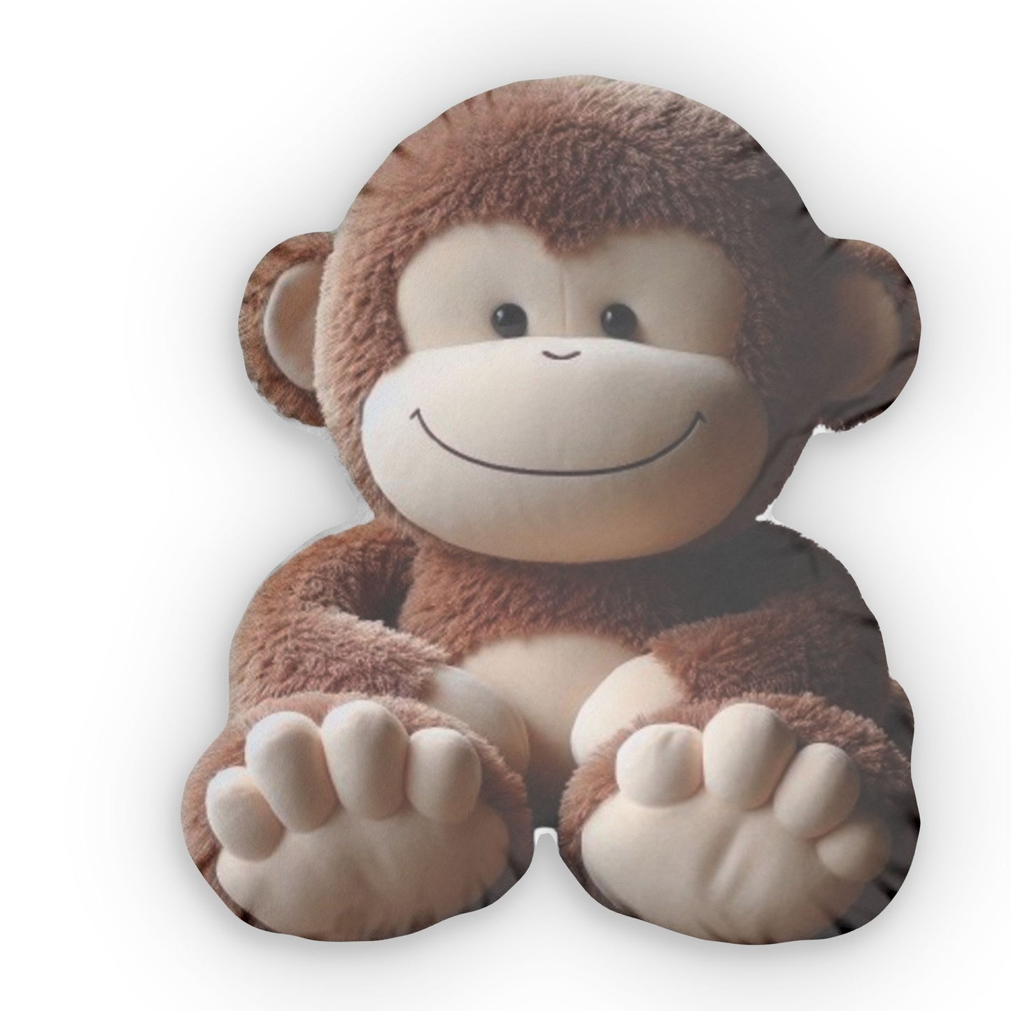 Monkey Plush Shaped Pillow