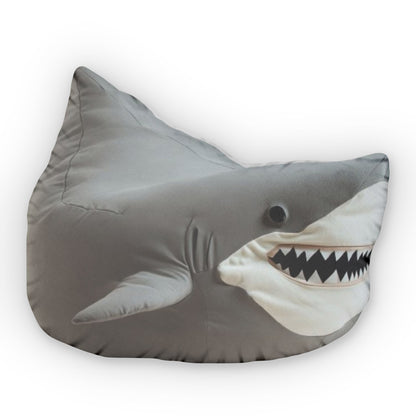 Shark Animal Cushion, Beanbag Chair Plush, Shaped Pillow