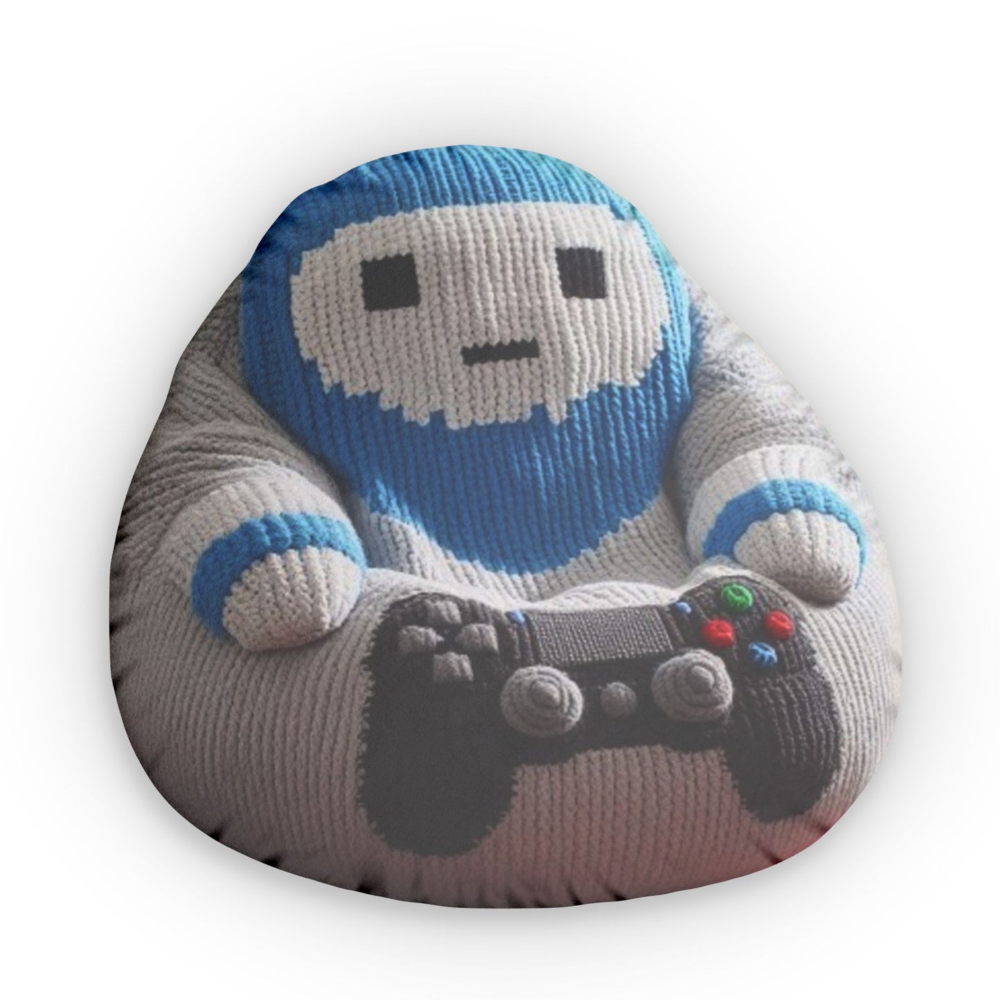 Gamer Beanbag Chair Cushion, Home Decor, Plush Shaped Pillow