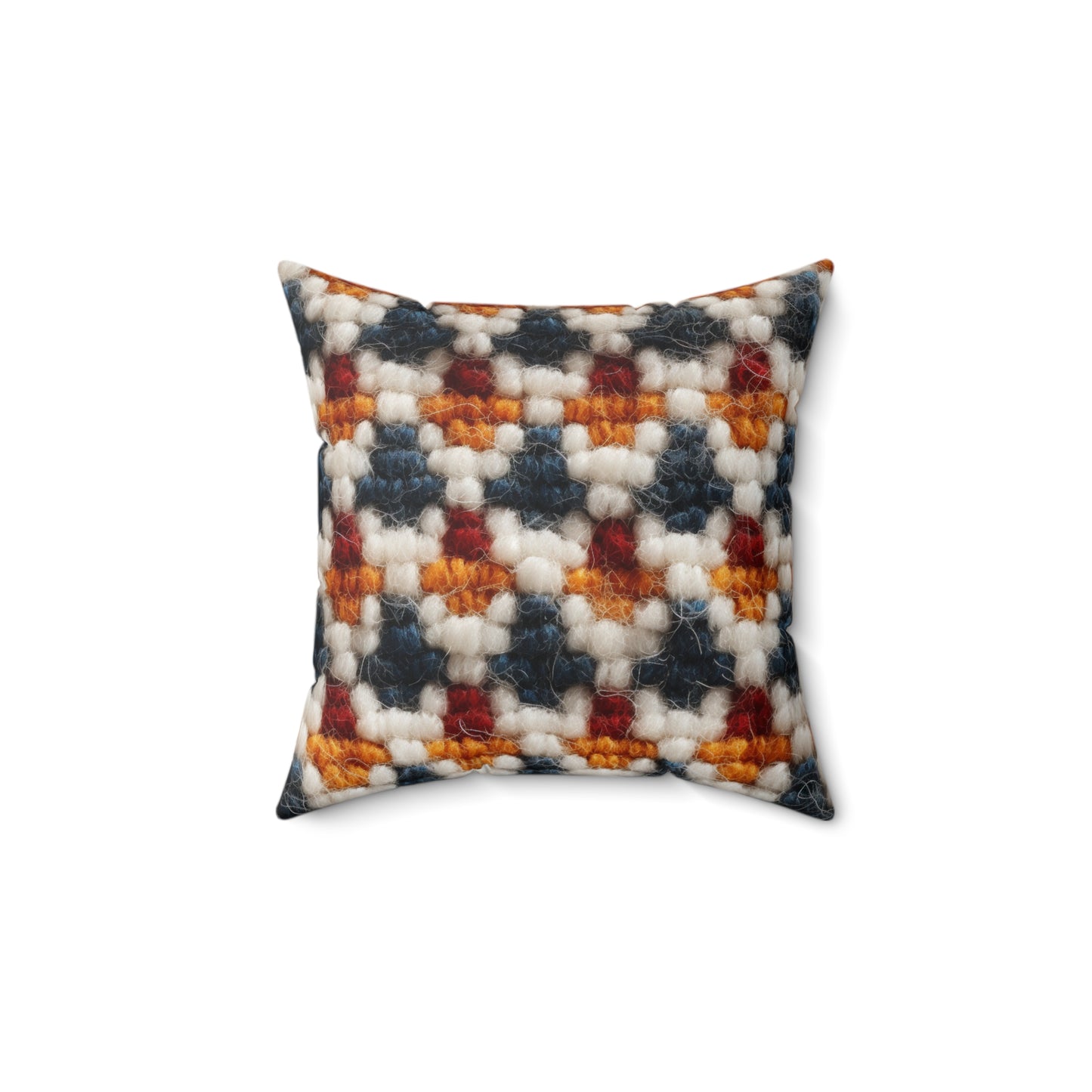 Artisan Weaves: Boucle Elegance - Spun Polyester Square Pillow