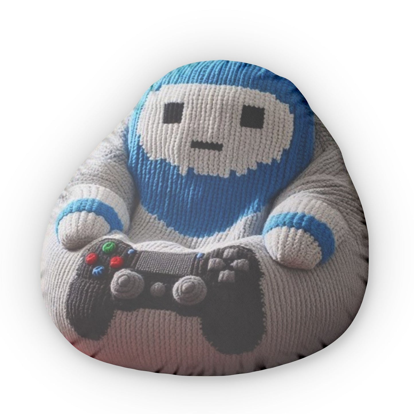 Gamer Beanbag Chair Cushion, Home Decor, Plush Shaped Pillow