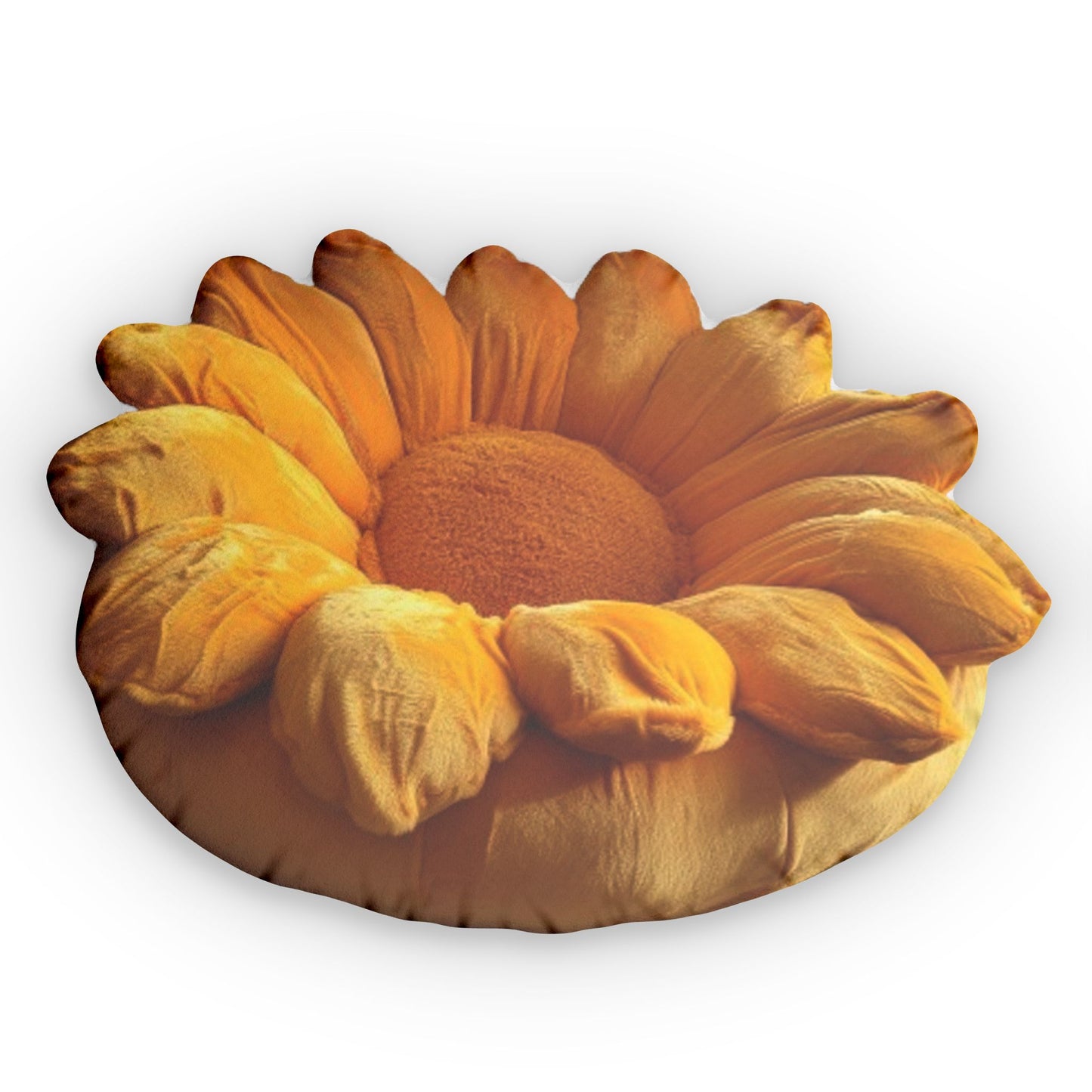 Sunflower Faux Beanbag Chair Plush Shaped Pillow