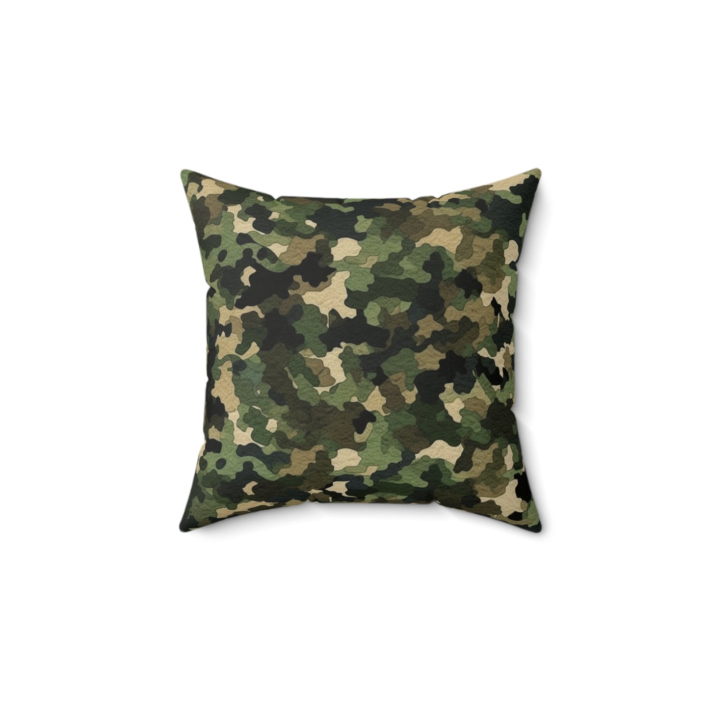 Classic Camo | Camouflage Wrap | Traditional Camo - Spun Polyester Square Pillow