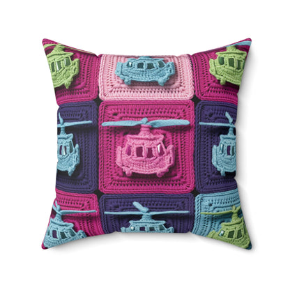 Spun Polyester Square Pillow