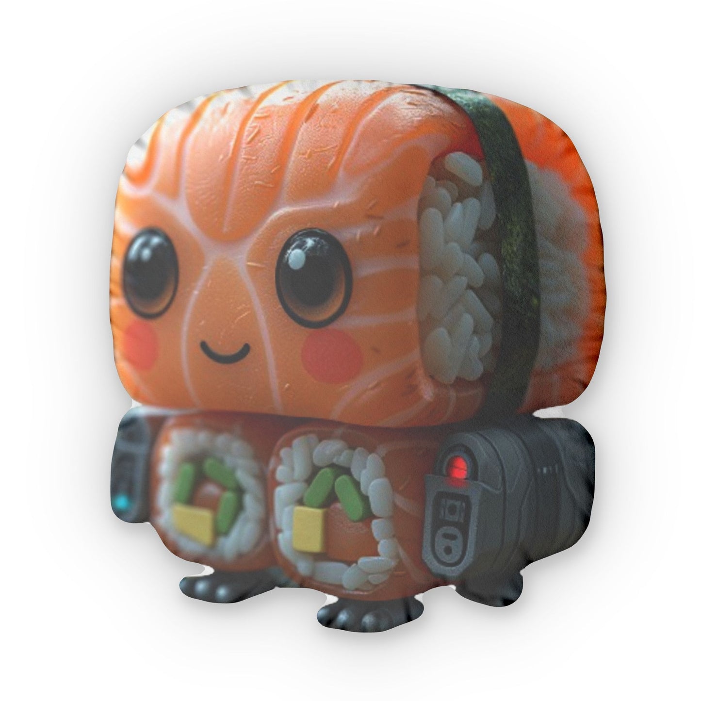 Sushi Robot Japan, Plush Shaped Pillow