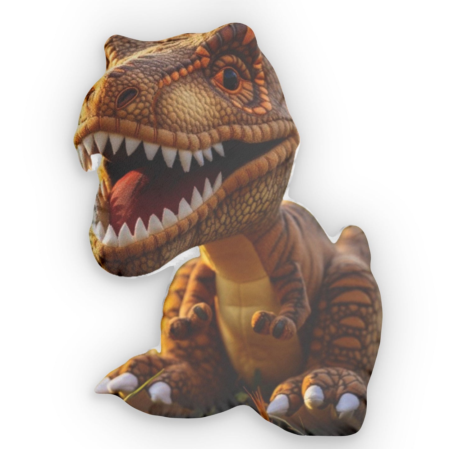 T-Rex Plush Shaped Pillow