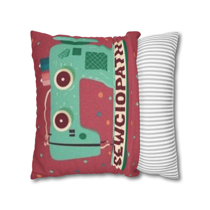 Sewing Sewciopath - Spun Polyester Square Pillow Case