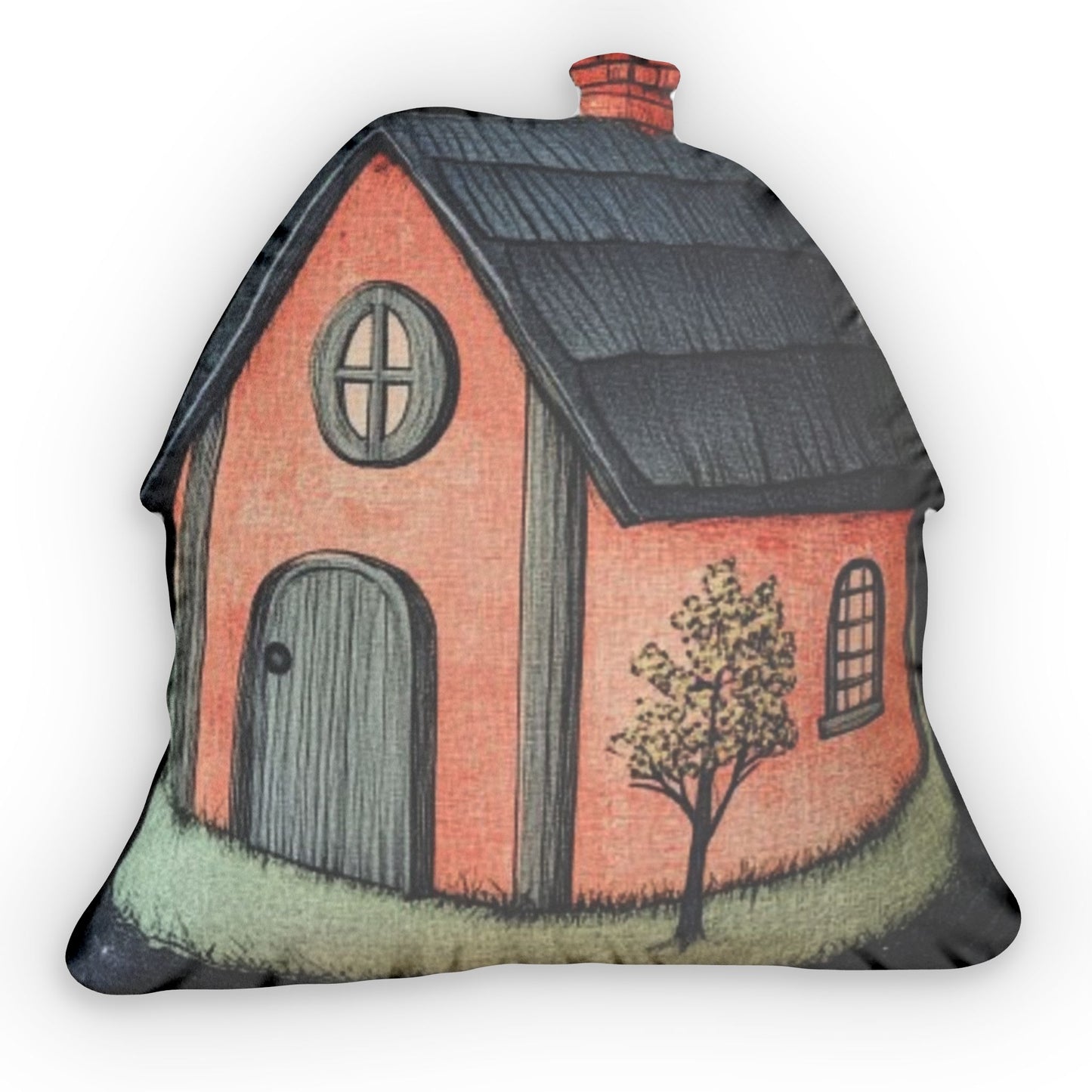 Barn House Plush Shaped Pillow