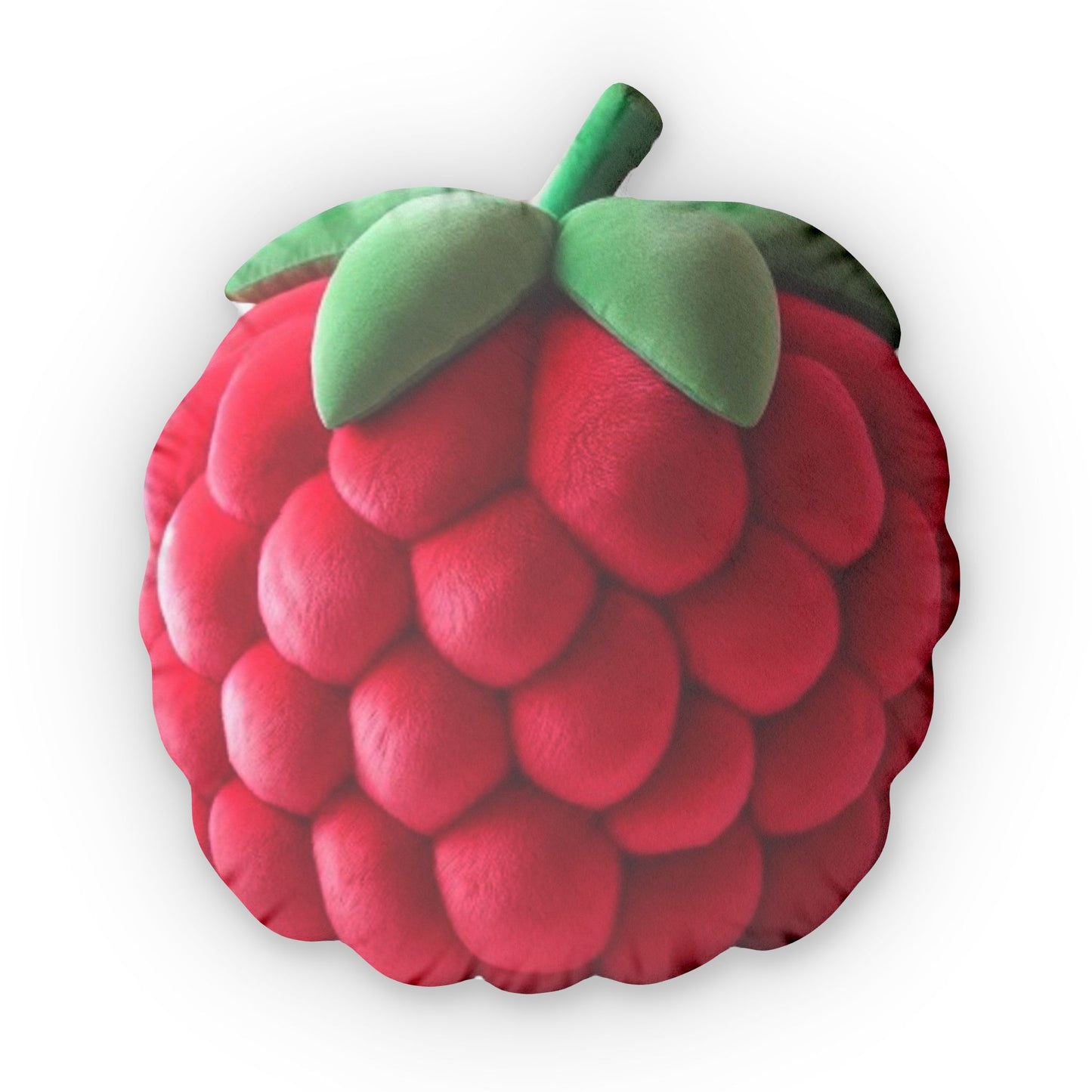 Giant Raspberry Plush Fruit Shaped Pillow