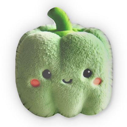 Kawaii Green Pepper, Plush Shaped Pillows