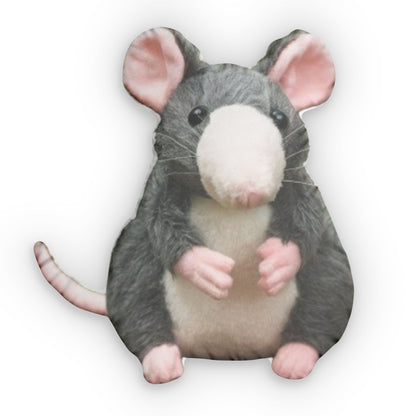 Rat, Stuffed Animal, Plush Shaped Pillow