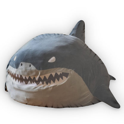 Shark Beanbag Chair Plush Shaped Pillow