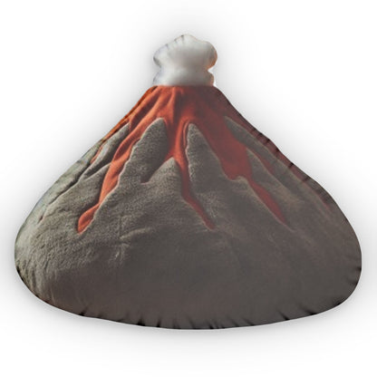 Volcano Beanbag Chair Plush Cushion, Stuffed Gift, Shaped Pillow