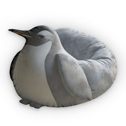 Penguin Beanbag Chair, Plush Shaped Pillow