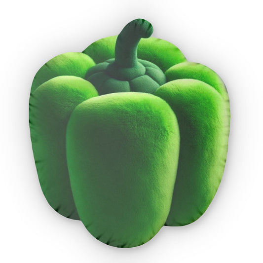 Green Bell Pepper, Plush Shaped Pillows