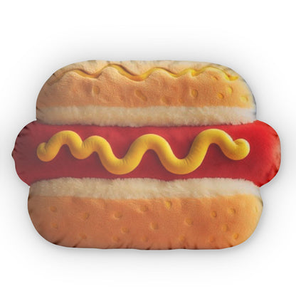 Giant Hot Dog Food Plush Shaped Pillow