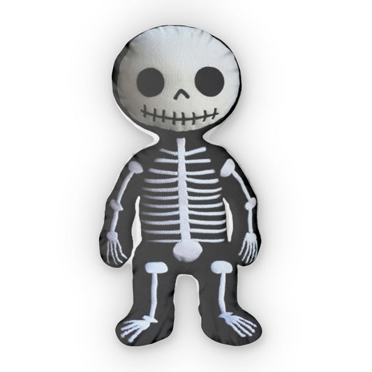 Skeleton Halloween Plush Shaped Pillow