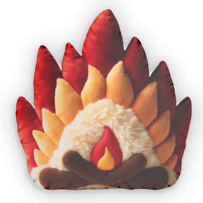 Camp Fire Plush Shaped Pillow