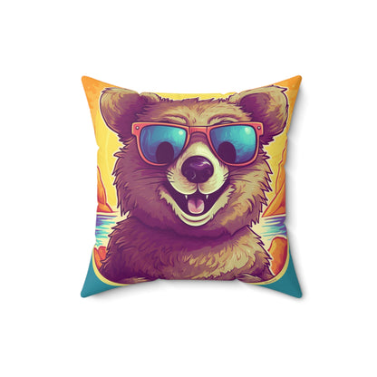 Quokka Animal Culture Character Anime Spun Polyester Square Pillow