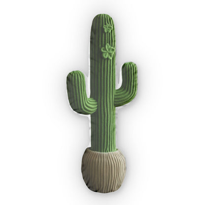 Corduroy Cactus Plush Shaped Pillow