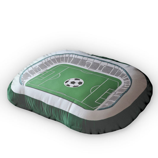 Soccer Sport Stadium, Football Arena, Plush Shaped Pillow