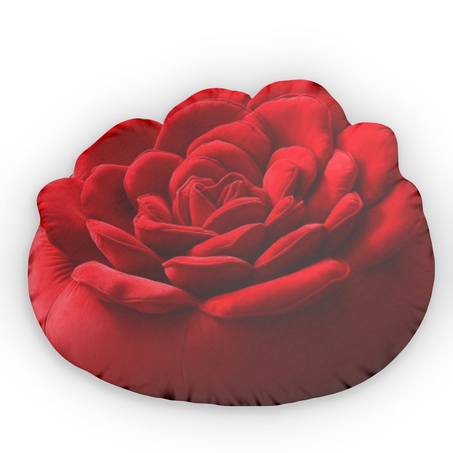 Red Rose Flower Petal, Beanbag Chair Plush Shaped Pillow