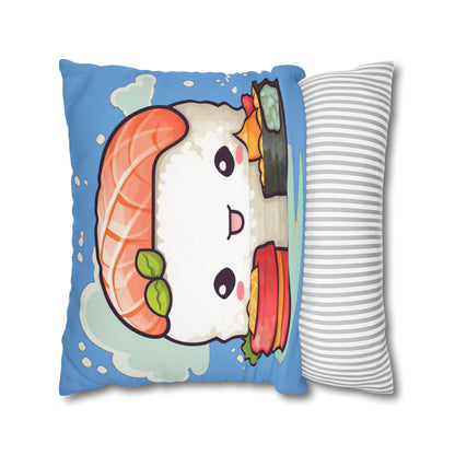 Anime Sushi - Japanese Cute kawaii - Otaku Gift - Spun Polyester Square Pillow Case