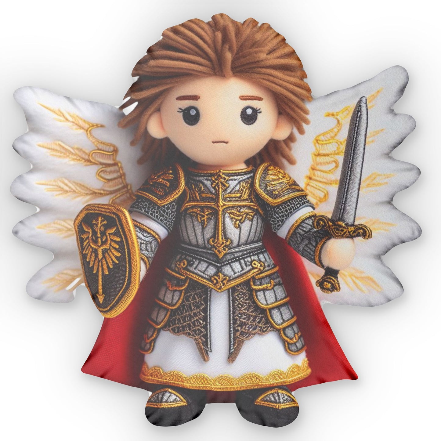 Saint Michael doll, Plush Shaped Pillow