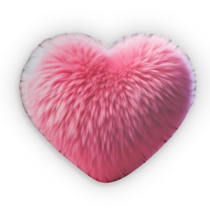 Hot Pink Heart, Love Valentines Gift, Plush Shaped Pillow