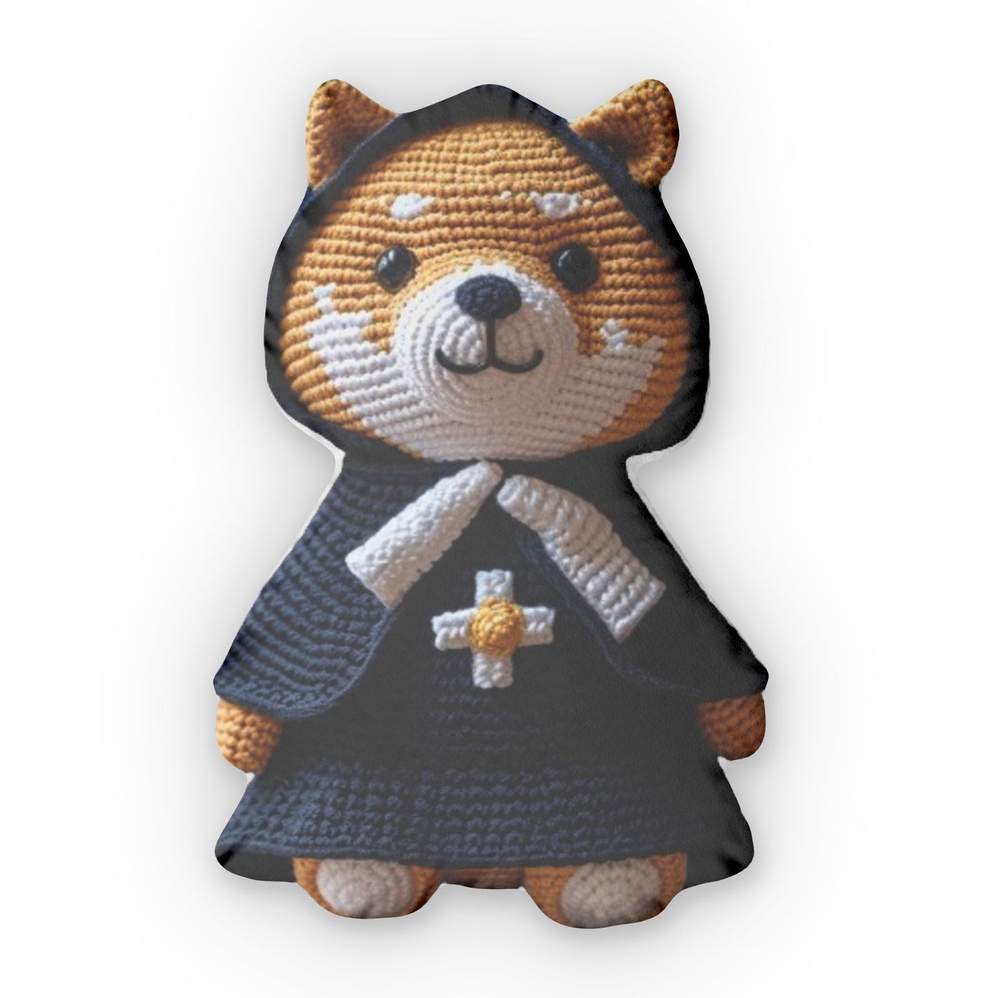 Shiba Inu Doll Nun, Plush Gift, Shaped Pillow